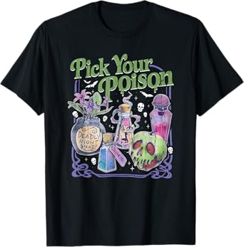 Pick Your Poison, Vintage Princess Halloween T-Shirt