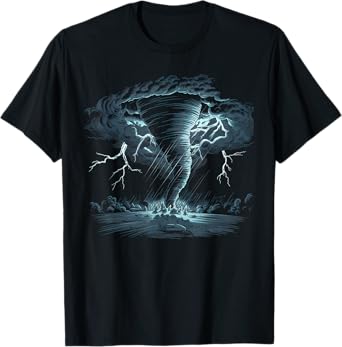Tornado Tshirt For Kids Toddler Weather Meterologist Storm T-Shirt