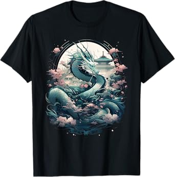 Japanese Aesthetic Dragon japanese art Japan Tattoo T-Shirt