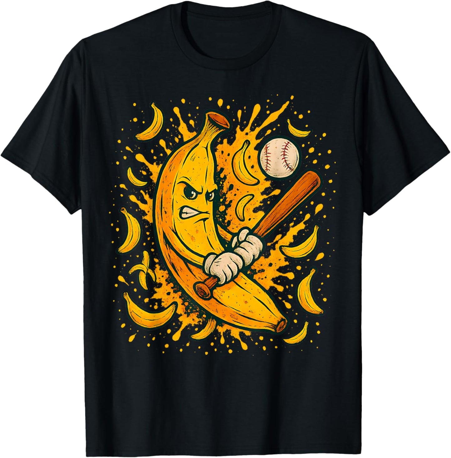 Funny Baseball Game Day Baseball Player Retro Baseball Ball T-shirt by TeeBrew