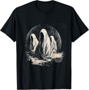 Halloween Creepy Dark Cult Ghosts Black Magick Occult Scary T-Shirt