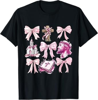 Let Me Tell You About My Jesus Christian Coquette Bow T-Shirt