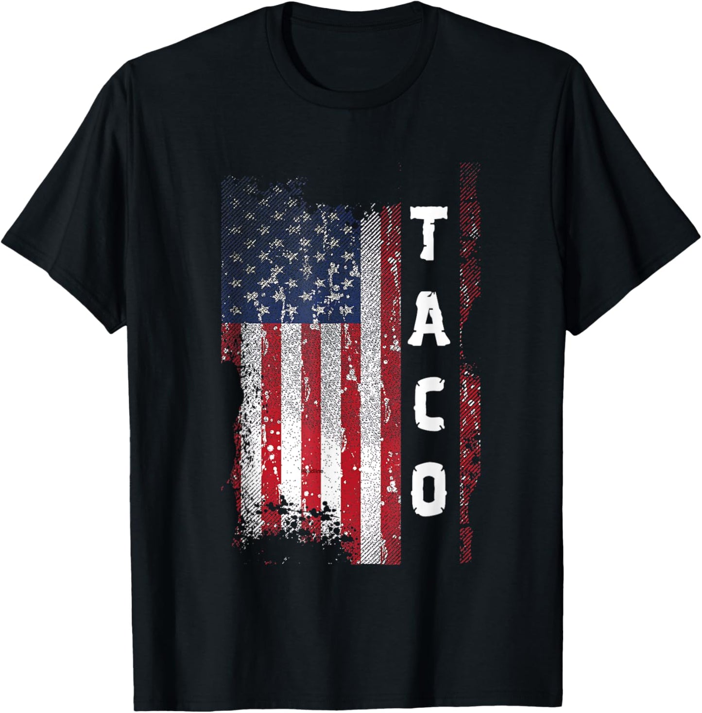 Let’s Go Taco Funny Vintage Usa Flag, Let’s Go Taco T-shirt