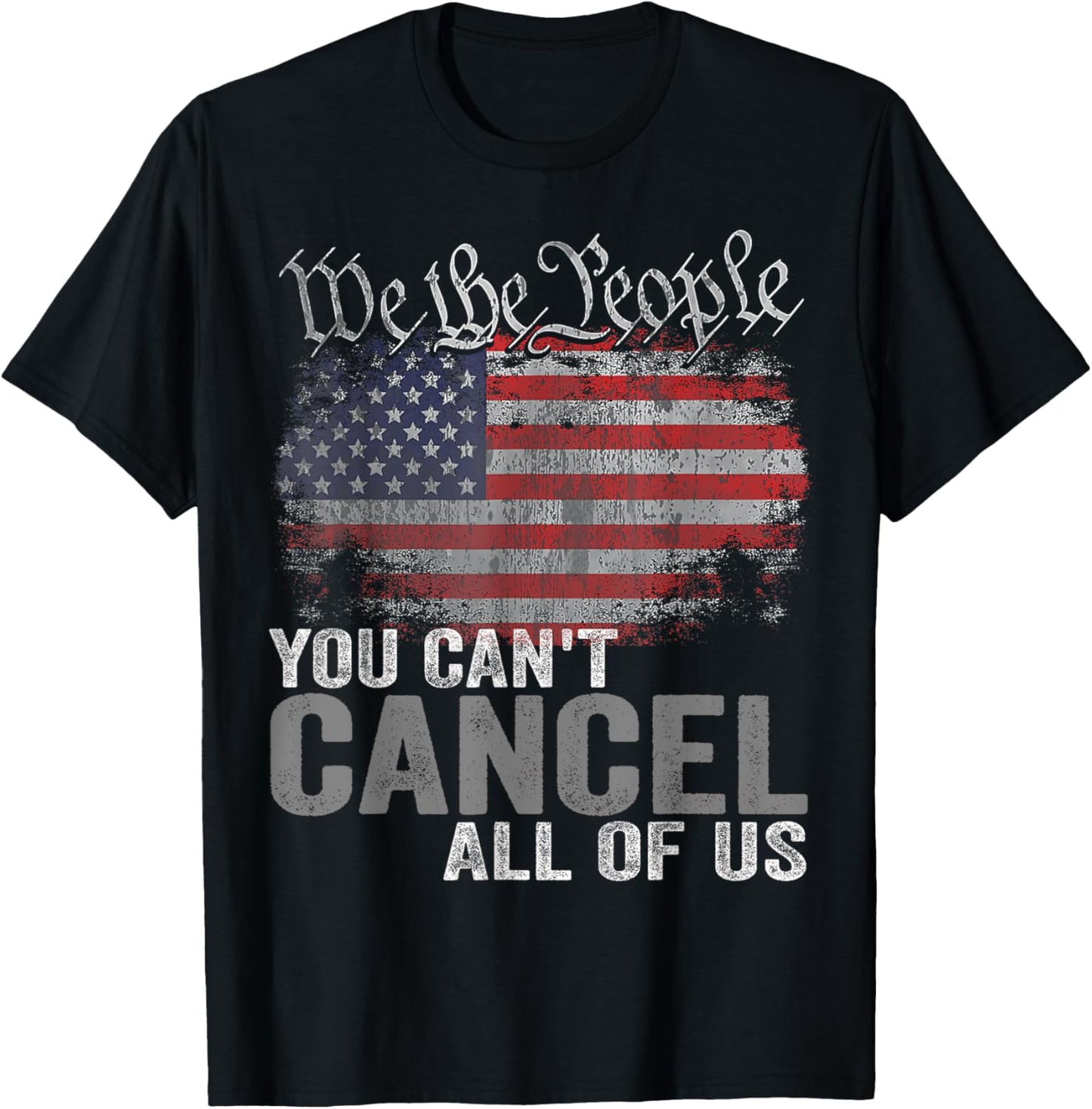 You Can't Cancel All Of Us Funny Statement Protest T-shirt by TeeBrew