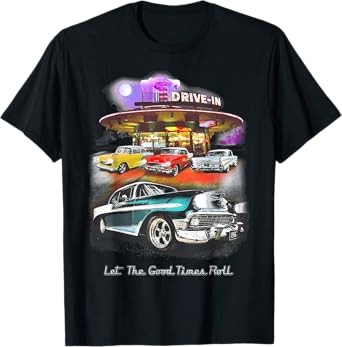55 57 50 90s Chevys Bel Air TriFive Retro Classic car T-Shirt