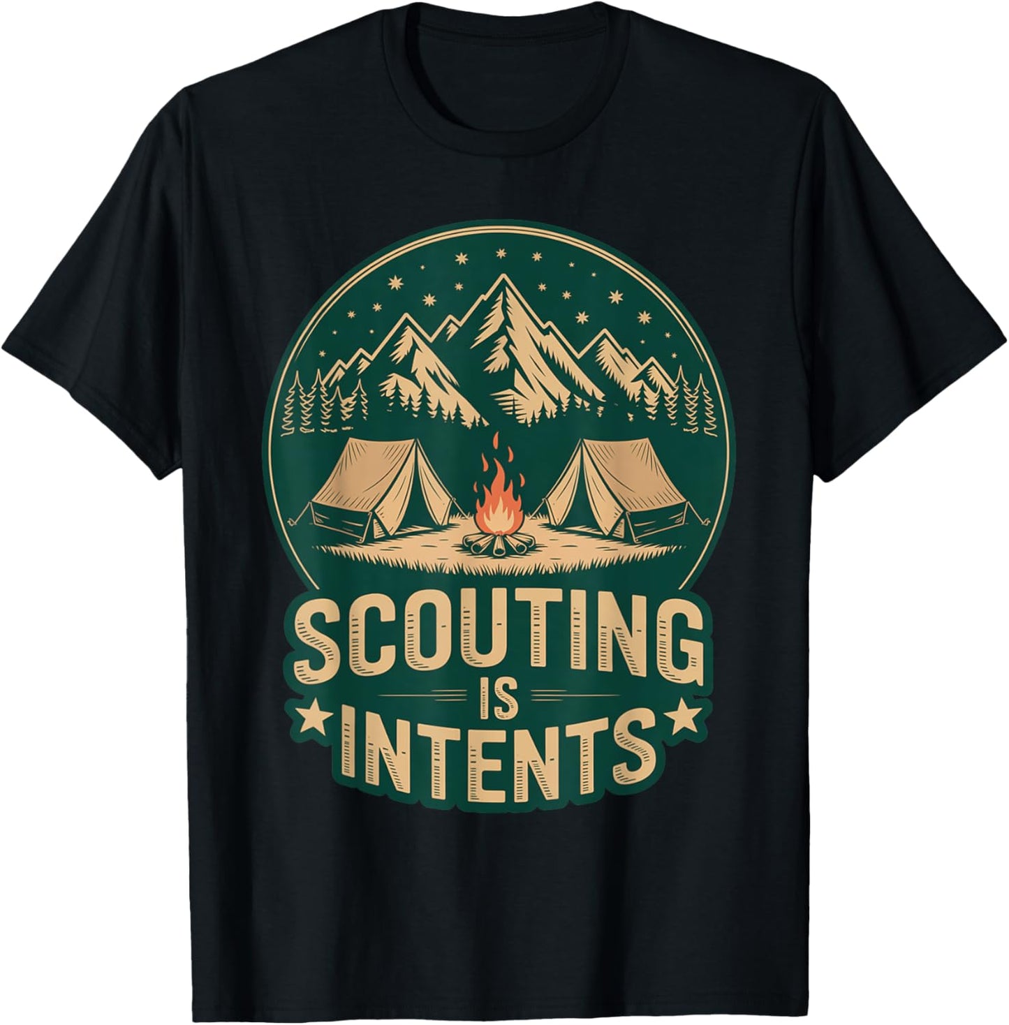 Scouting is Intents Funny Scout Camper Camping T-Shirt