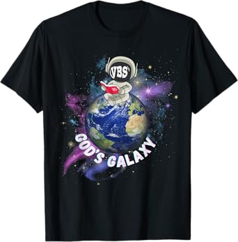 VBS 2024 God's Galaxy Astronaut Outer Space Bible Christian T-Shirt