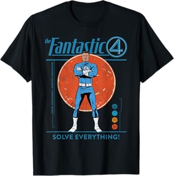 Marvel Fantastic Four: First Steps Mister Fantastic Retro T-Shirt