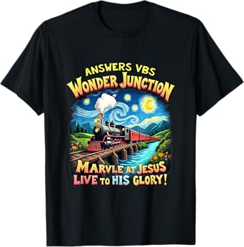 Camp Junction His Glory Jesus VBS 2025 Wonder T-Shirt