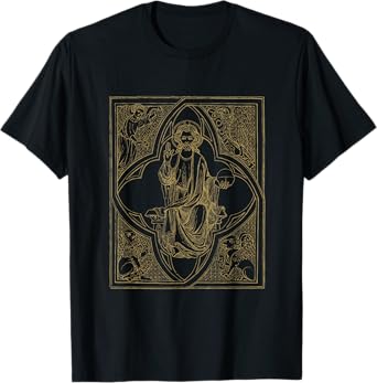Jesus Christ Vintage Tetramorph with Man Lion Ox Eagle T-Shirt