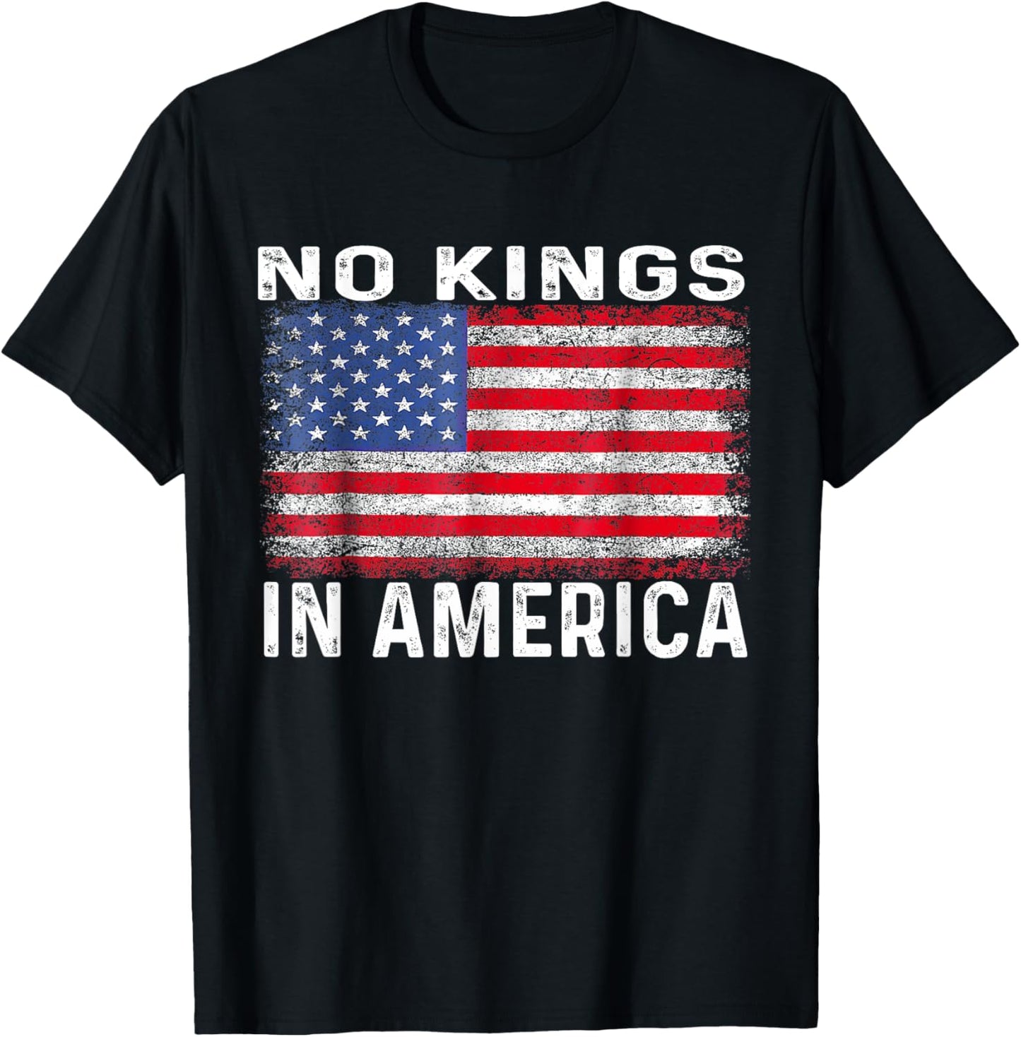 No Kings In America Since 1776 Patriotic 4th Of July Us Flag T-shirt