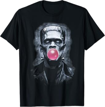 Frankenstein Bubble Gum Bubblegum Pink Chewing Gum T-Shirt