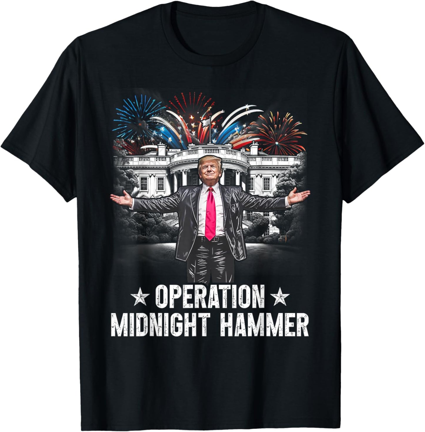 Operation Midnight Hammer - USA Flag Midnight Hammer T-Shirt