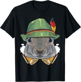 Squirrel Oktoberfest German Beer Fest Beerfest Costume T-Shirt