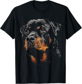 Rottweiler Dog Graphic Pet Illustration Rottweiler Men Women Kids T-Shirt