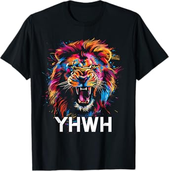 Hebrew Israelite Lion Of Judah Tribe YHWH Jew Jewish Yah T-Shirt