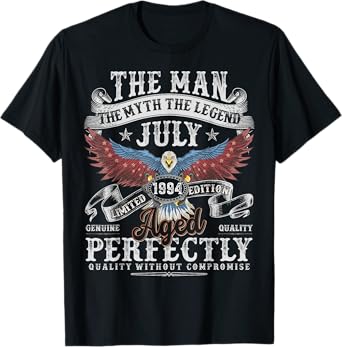 31st Birthday Gifts July 1994 Men Funny 31 Years Old 1994 T-Shirt