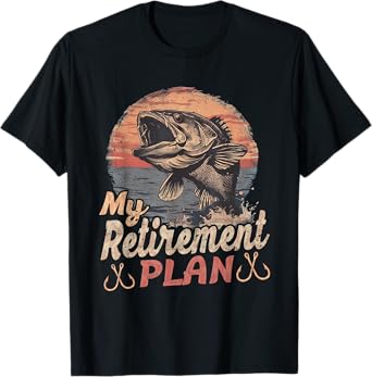 Funny "My Retirement Plan" - Fishing T-Shirt