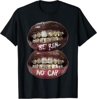 Women's Lips Print Graphic Y2K 2000s Vintage Summer Tops T-Shirt