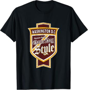 Faded Washington D.C. Beer Label T-Shirt - D.C. Pride T-Shirt