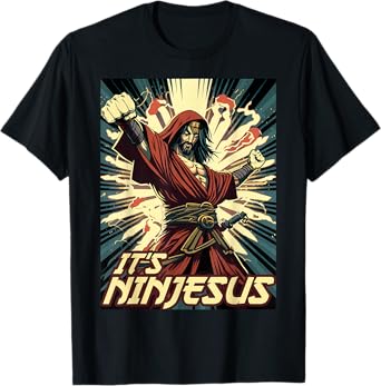 Ninjesus Jesus Ninja Christian T-Shirt