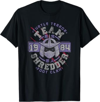 Teenage Mutant Ninja Turtles Team Shredder Foot Clan Cartoon T-Shirt
