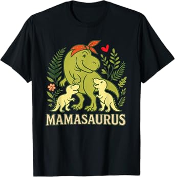 Mamasaurus Dinosaur Matching Family Dinosaur Mothers day T-Shirt