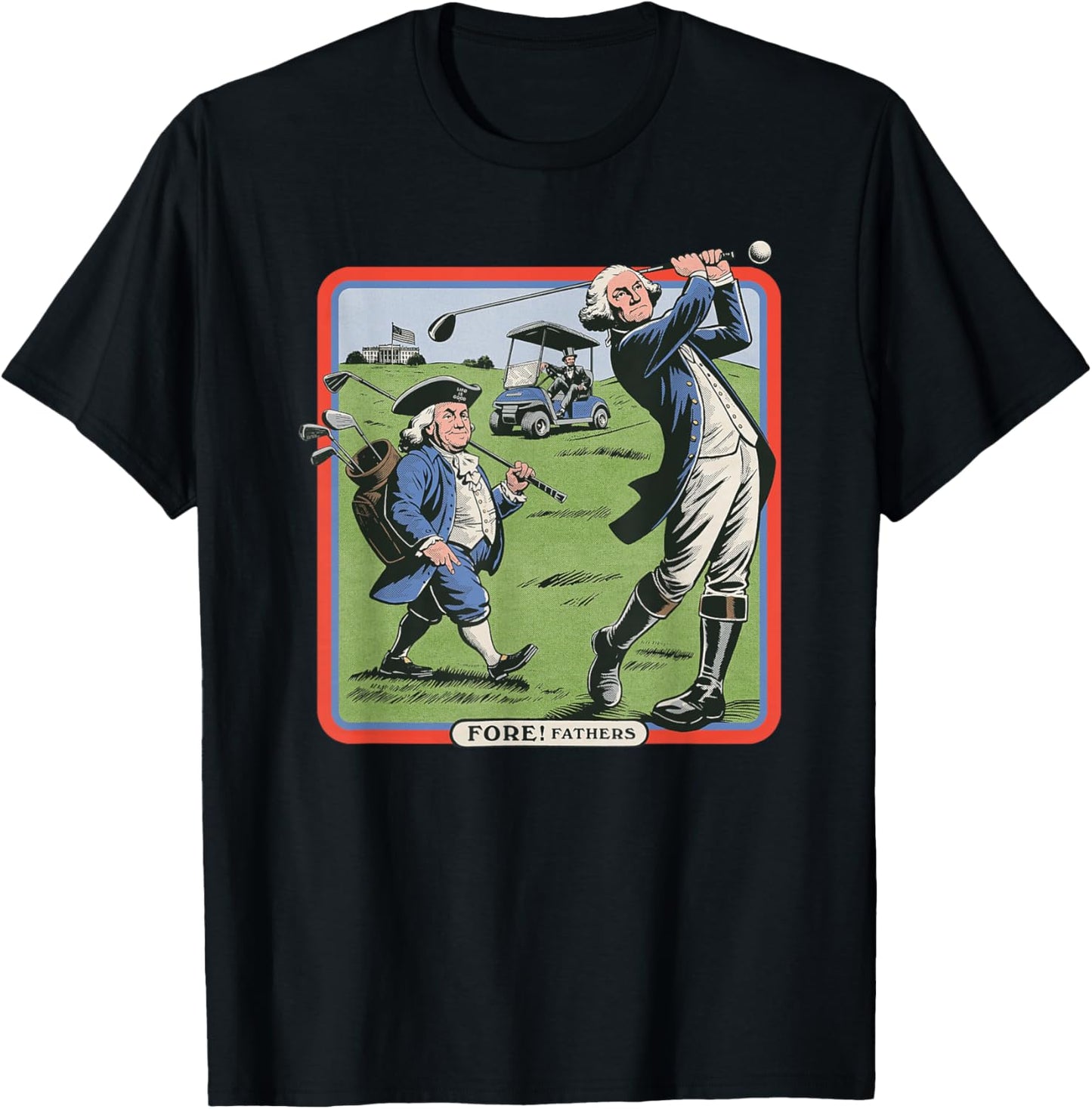 Funny Fore! Fathers, Father's Day Unisex for Men, Women T-Shirt