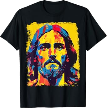 Jesus Christ Pop Art Graphic T-Shirt