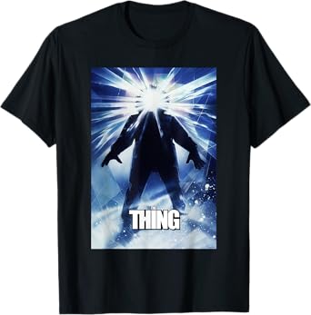 The Thing Glowing Silhouette Movie Poster T-Shirt