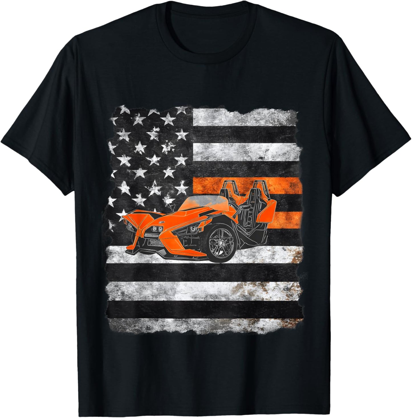 Slingshot Car American USA Flag Patriotic Slingshot T-Shirt