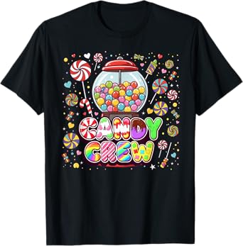 Candy Land Candy Crew Party Halloween Costumes Candy Squad T-Shirt