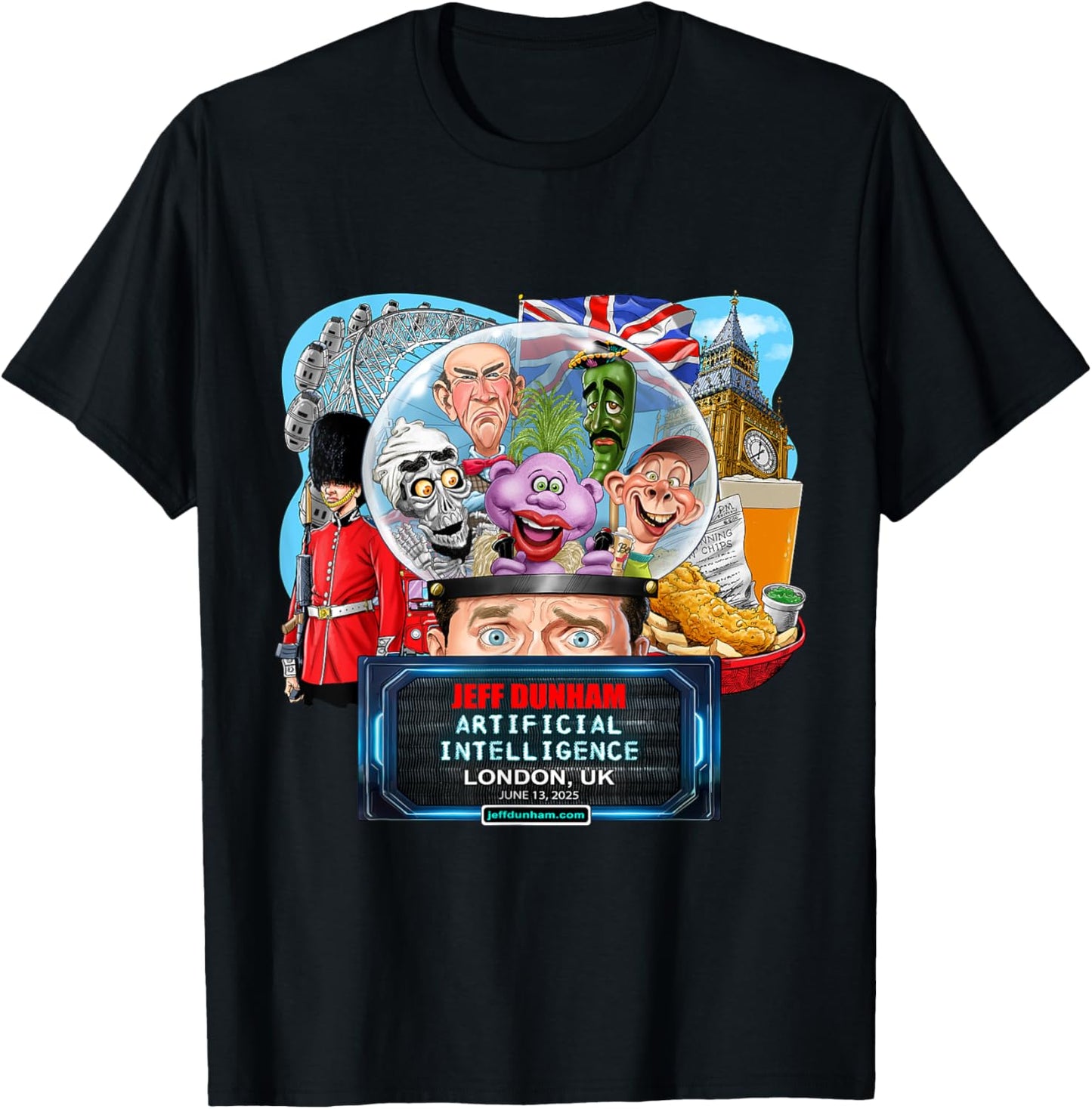 Jeff Dunham London, UK (2025) T-Shirt