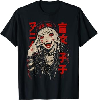 Japanese Streetwear Futuristic Retro Techwear | Anime Manga T-Shirt