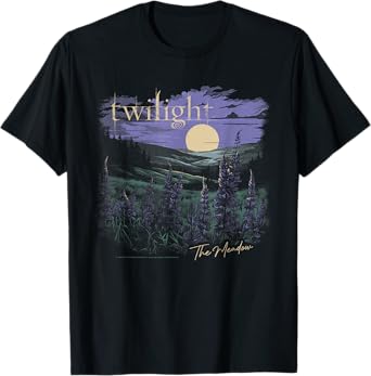 Twilight Saga The Meadow Flowers and Moon Souvenir Movie T-Shirt