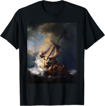 Rembrandt Christ in the Storm at the Sea of Galilee T-Shirt