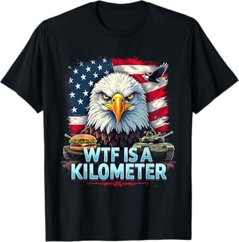 Humor Design Funny Eagle Tank American Freedom Units T-Shirt
