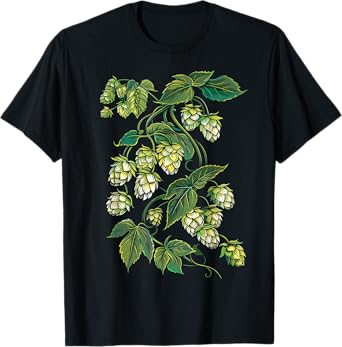 Beer Hops Botanical Vine T-Shirt