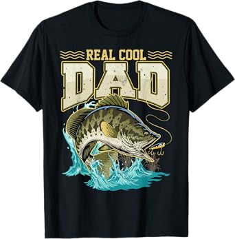 Reel Cool Dad Fishing Gifts Dad Father's Day T-Shirt