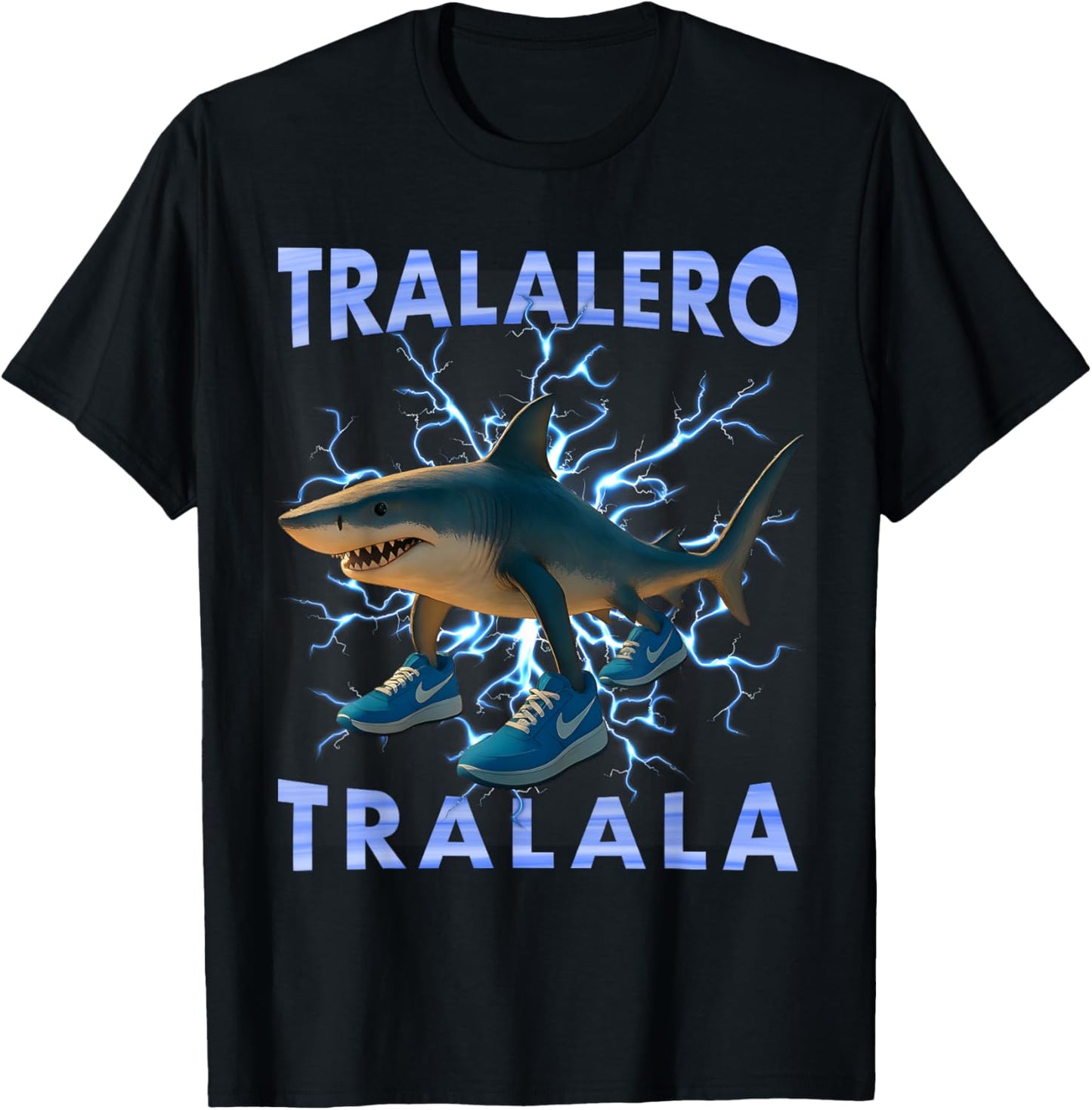 Tralalero Tralala Funny Shark Meme Bootleg T-Shirt T-Shirt
