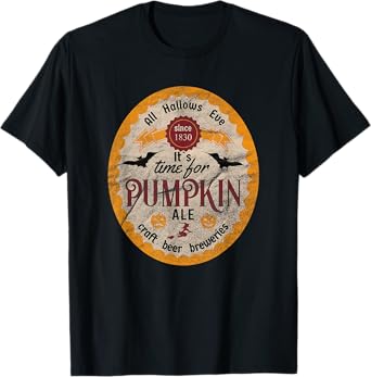 Halloween Craft Beer Pumpkin Ale T-Shirt