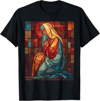 Vintage The Virgin Mary Praying T-Shirt