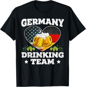 Germany Drinking Team Germany Beer Festivals Oktoberfest T-Shirt