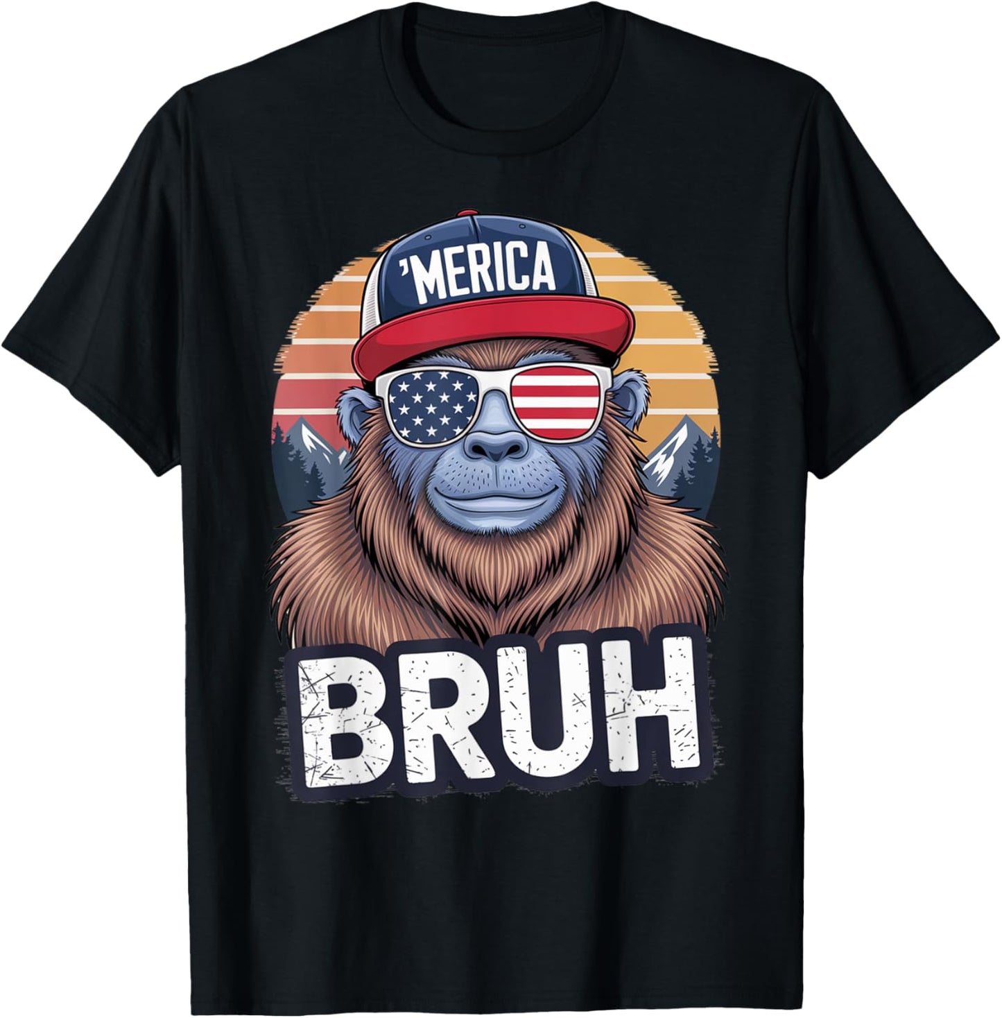 Cool Bruh Yeti Graphic for Men and Boys T-Shirt