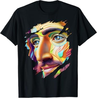 God Jesus Holy Spirit Yahweh Holy Bible Colorful Christian T-Shirt