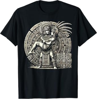 Aztec Warrior Mayan Indigenous Mexican Aztec Jaguar T-Shirt