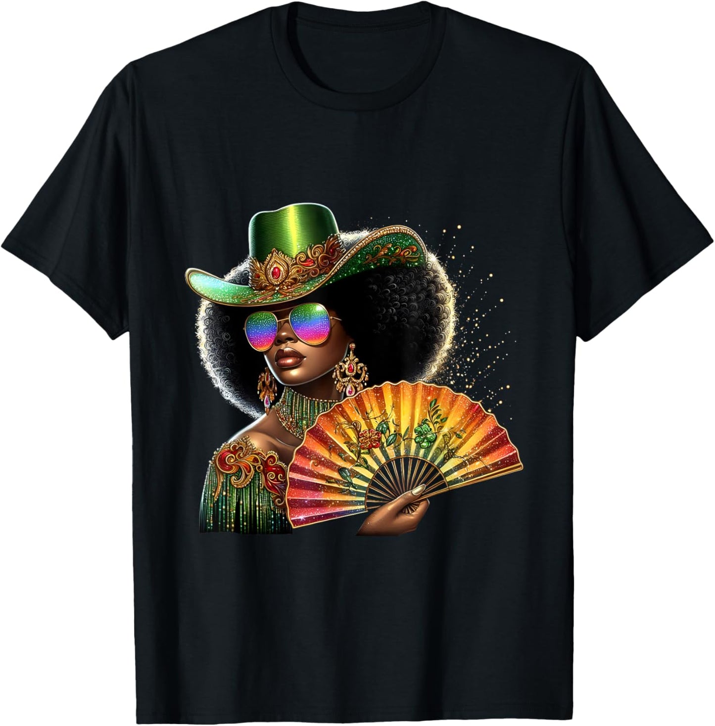Juneteenth Clack Fan 1865 Freedom Day Afro Melanin Pride T-Shirt