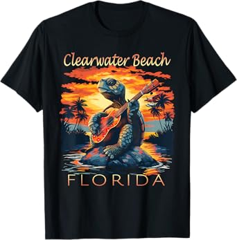 Clearwater Beach Florida Vacation Turtle T-Shirt