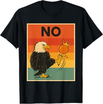 Funny No Kings In America Men Women T-Shirt