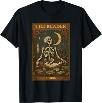 The Reader Books Tarot Card Book Reading Teacher Halloween T-Shirt